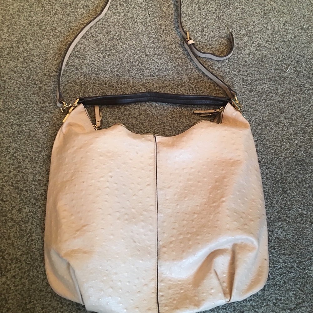 G.I.L.I. Bags | G.I.L.I Milan Bag Tan Ostrich |